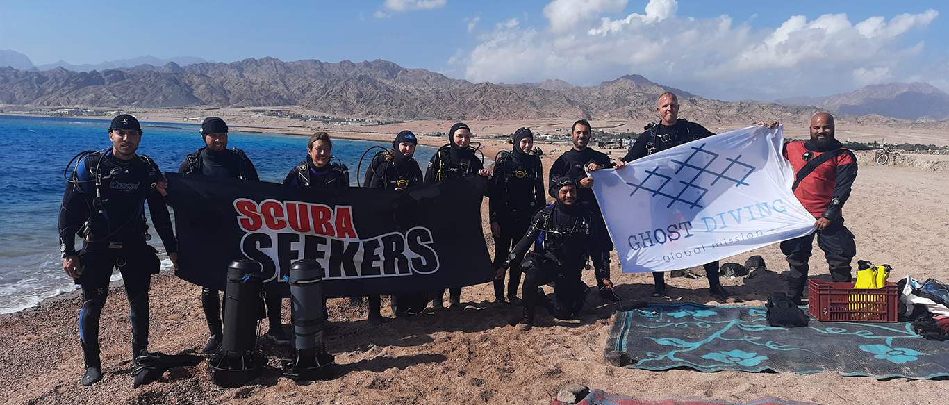 Ghost Diving Foundation – Volunteers cleanups in Egypt Ghost Diving Foundation - Volunteers cleanups in Egypt