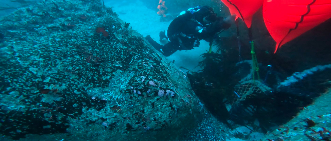 Recovering creelpots Loch Eriboll Scotland