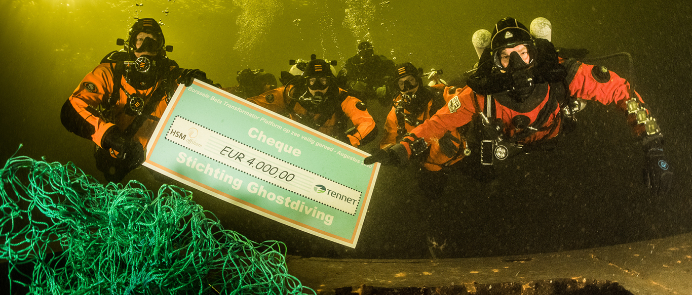 Ghost Diving – Divers happy with a gift of 4000 euro Ghost Diving - Divers happy with a gift of 4000 euro