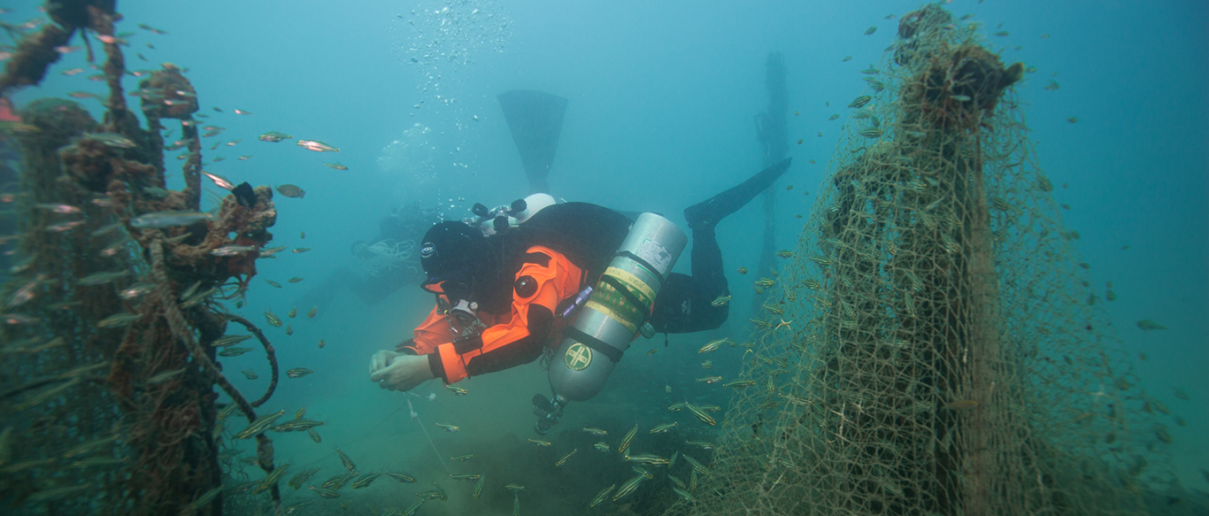 Ghost Diving - Chapter East Med Lebanon's biggest ghost gear cleanup till date