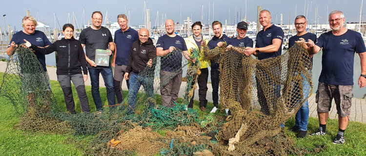 Ghost Diving - 300KG of ghost nets were removed from wrecks in the German North Sea