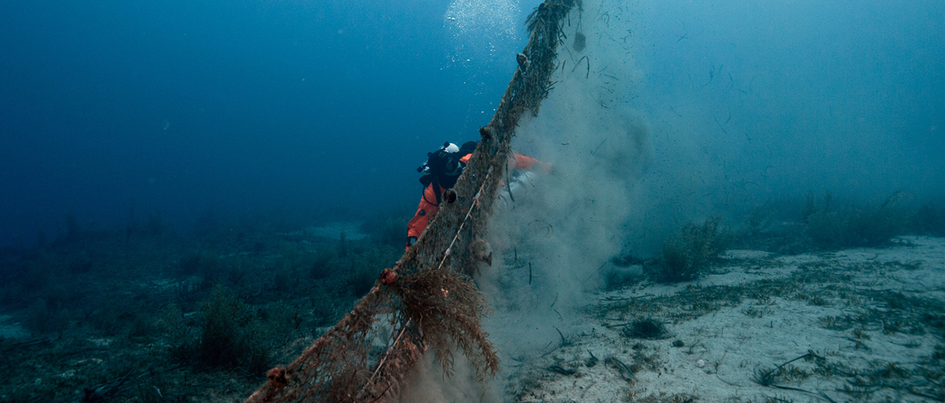 Ghost Diving - Ghost Gear cleanups Cavo Greco Marine Protected Area Cyprus