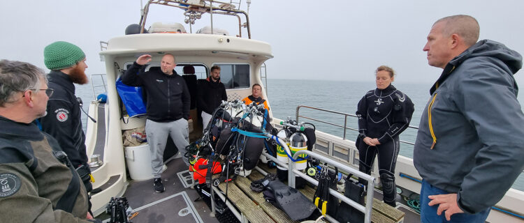 Ghost Diving- Ghost Gear research in North Sea winter conditions