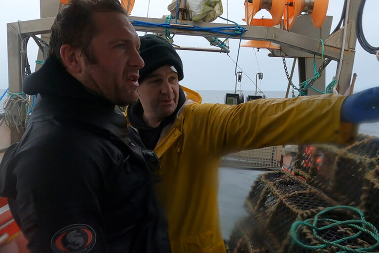 Ghost Diving UK helps fisherman after Storm Arwen