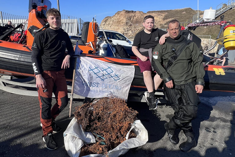 Ghost Diving Chapter UK - Ghost Gear surveys UK East Coast