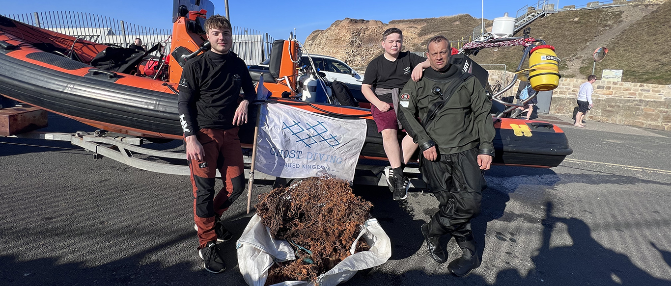 Ghost Diving Chapter UK - Ghost Gear surveys UK East Coast