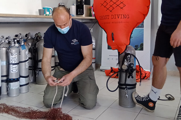 Ghost Diving Chapter Greece - Ghost Net Retrieval Workshop in Greece