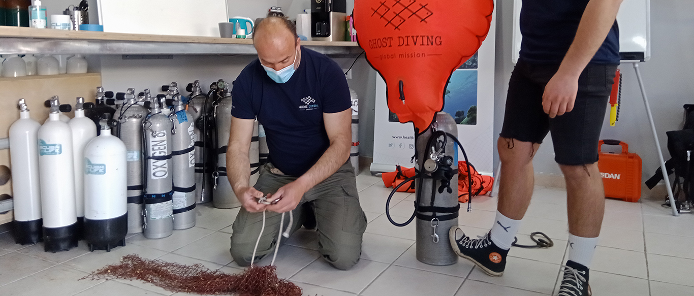 Ghost Diving Chapter Greece - Ghost Net Retrieval Workshop in Greece