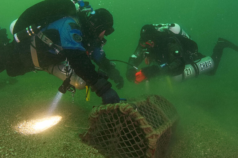 Ghost Diving - Creel Pot Operation Burghead successfully completed
