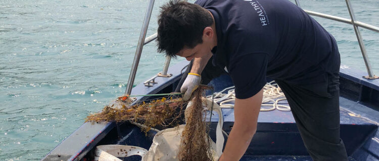 Healthy Seas joins hands with Ghost Diving Hong Kong to remove gill nets