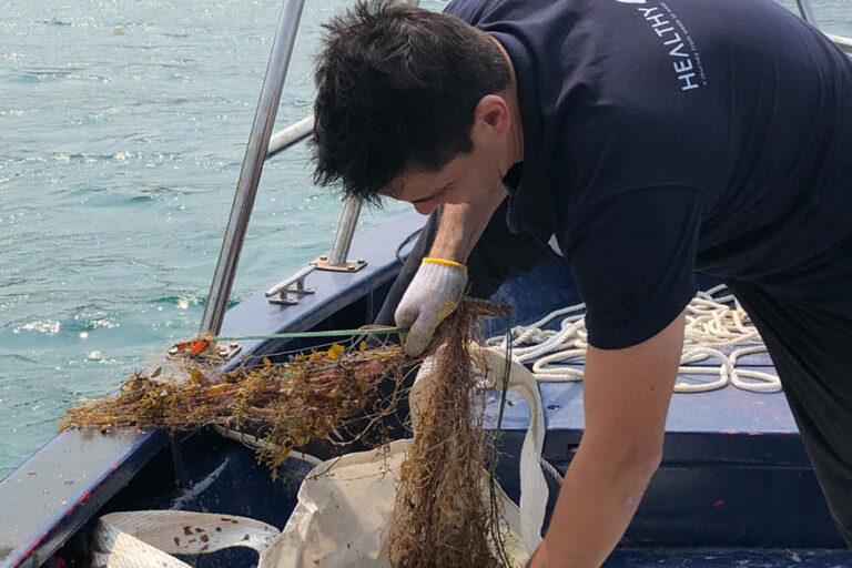 Healthy Seas joins hands with Ghost Diving Hong Kong to remove gill nets