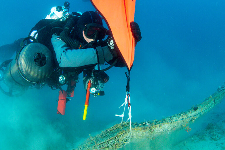 First clean-up of SS Pelagosa, Croatia