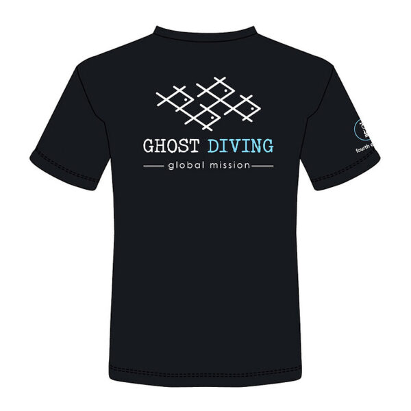 GHOST DIVING T-Shirt by Fourth Element Men's Black - Image 2