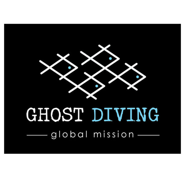 Ghost Diving Logo Sticker In Two Colours - Image 2